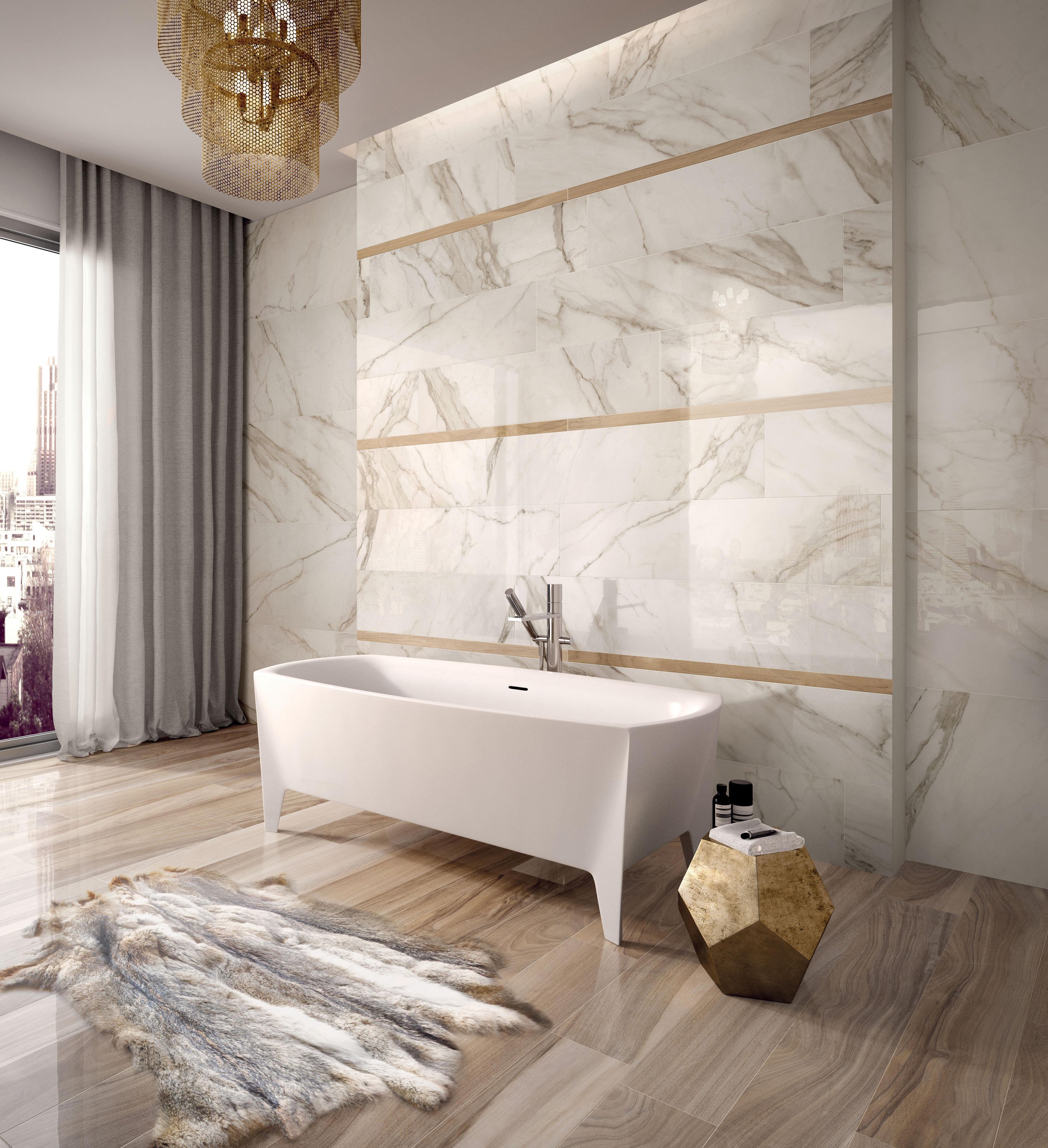 стеновая панель мрамор